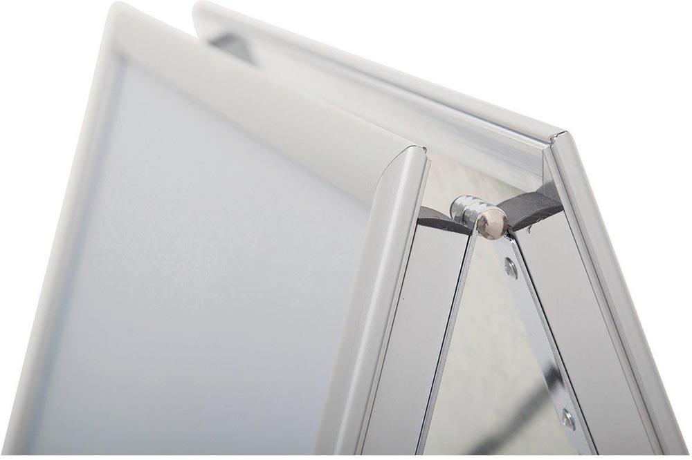 Kundenstopper Aluminiumrahmen, DIN A1 eloxiert/verzinkt wetterbeständig