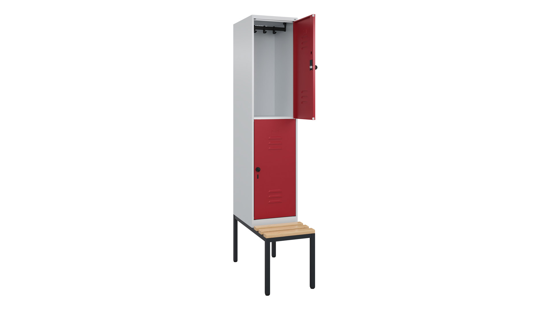 Fächerschrank, Breite 40 cm, Höhe 212 cm, Tiefe 50 cm,  Fächer