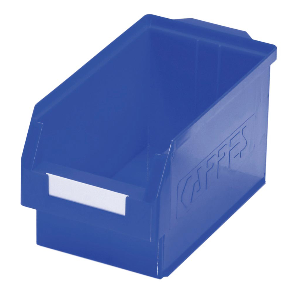 Sichtlagerkasten, Griffmulde, gelb,BxH 200x200 mm, Tiefe auß/inn 350/300 mm