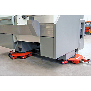 Rotationsfahrwerk, Kreiselfahrwerk, Einzelgerät ohne Zubehör, Traglast 1500 kg, mit 6 Rollen