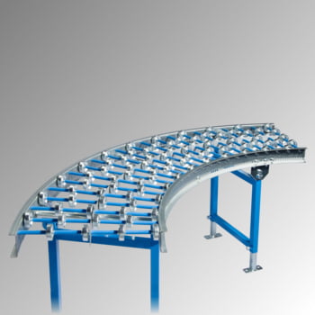 Leichtröllchenbahn - 500 x 2.000 mm - Stahlröllchen - Achsabstand 100 mm