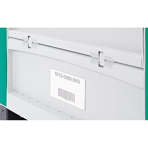 Etikettenhalter für Palettenboxen LxB 210x74 mm