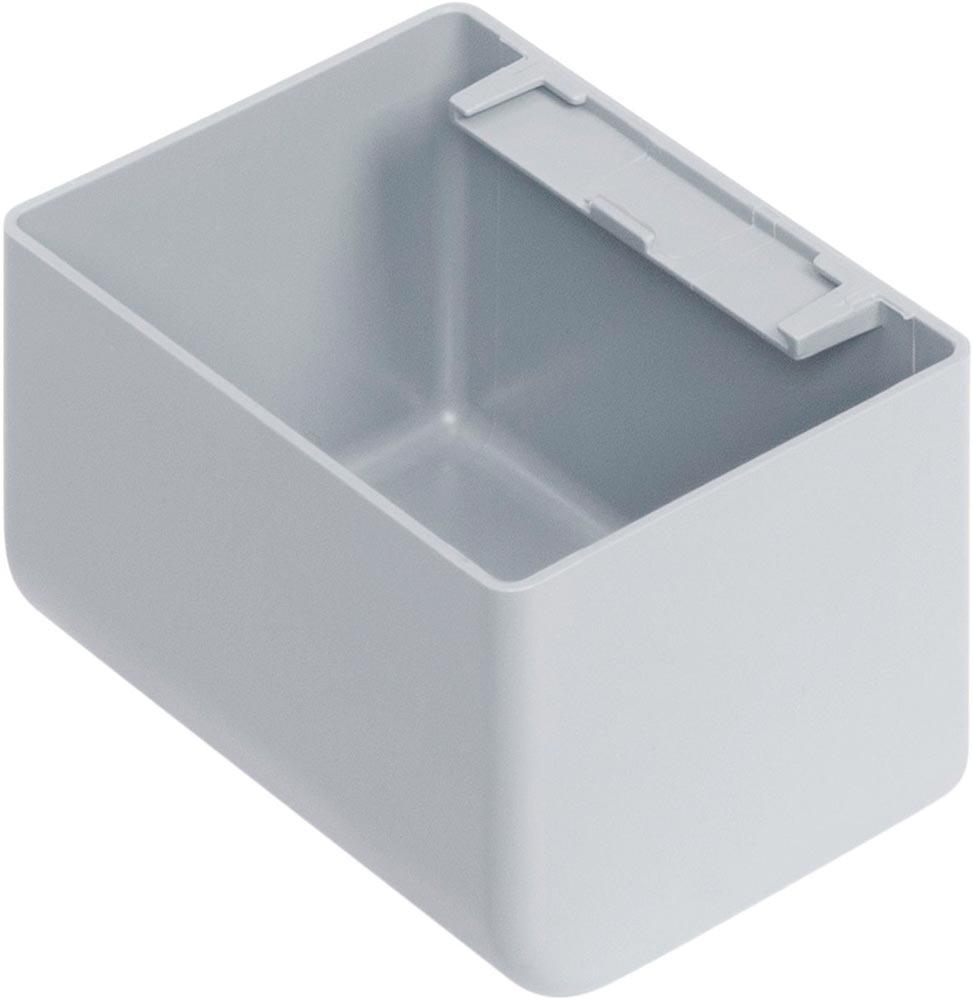 Einsatzbehälter für Euronormbehälter, BxTxH 64x89x55 mm, Farbe grau