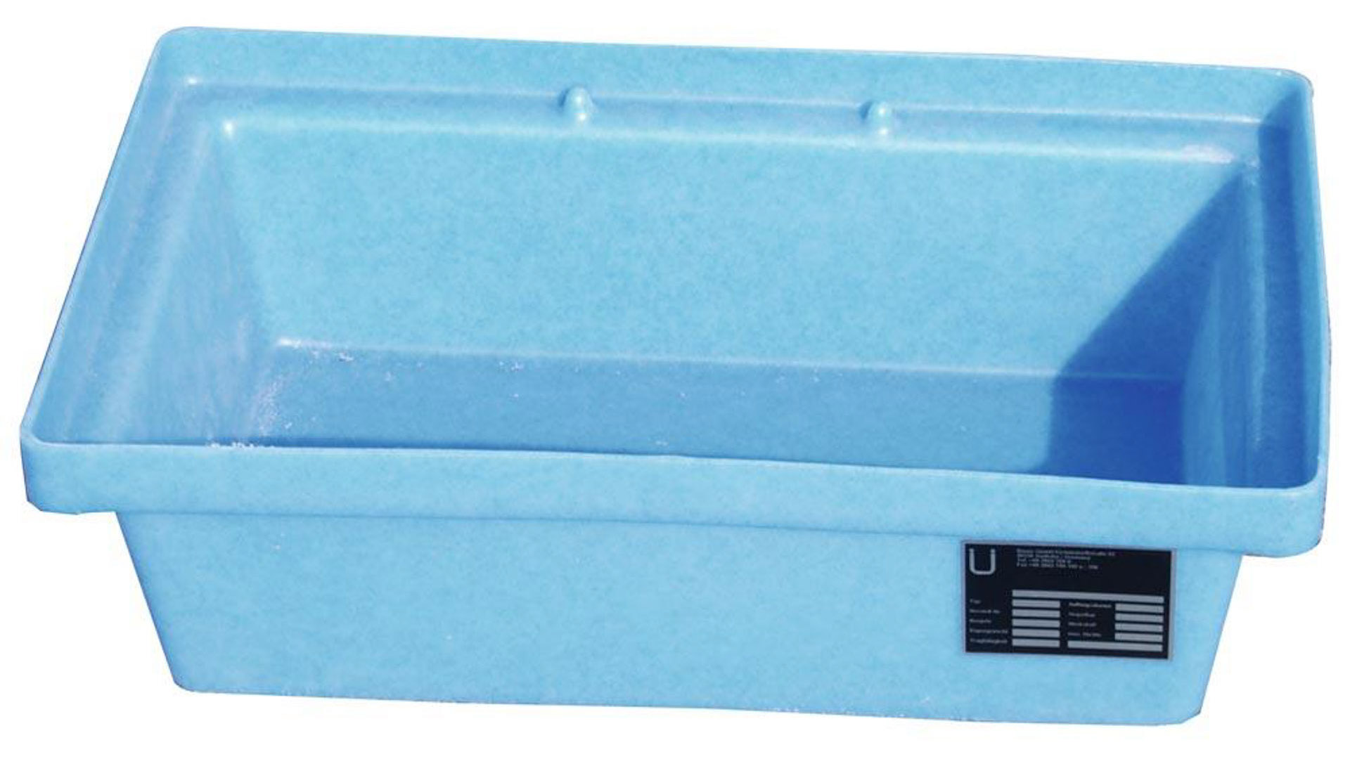 Polyethylen-Kleingebindewanne (PE) für Paletten - 600 x 400 mm - 20 l Volumen