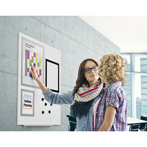 Inforahmen, magnetisch, DIN A4, BxH 210x297 mm, schwarz, VE 5 Stück, Mindestabnahme 2 VE