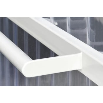 Raucherunterstand, Flachdach, für 4-5 Personen, grauweiß, Stahl/PVC, 2.360 x 2.960 x 1.580 mm (HxBxT), Bausatz