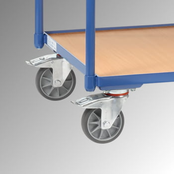 Fetra Tischwagen - 300 kg - Ladefläche 500 x 850 mm (BxT) - senkrechter Griff - 2 Etagen