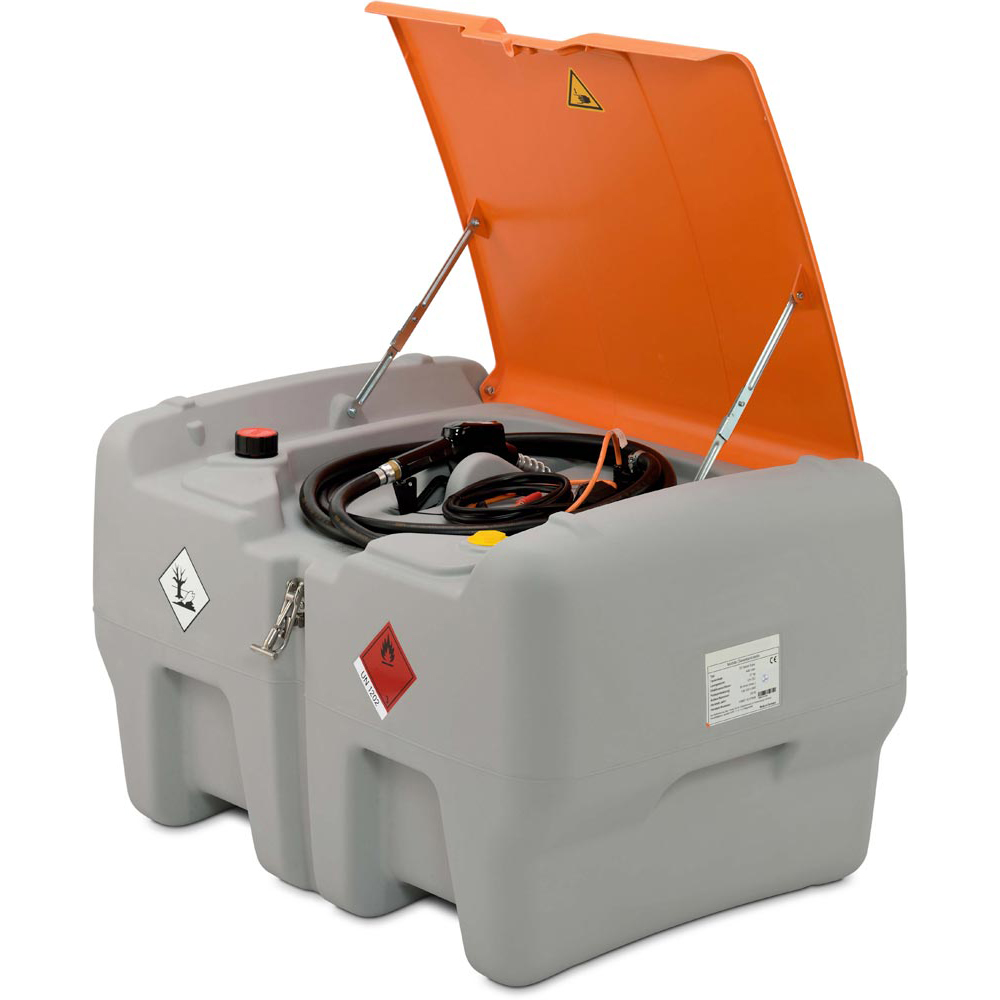Dieseltankstation, Vol. 440 l, Deckel,  Elektropumpe 12 V, 30 l/min, Zapfpistole