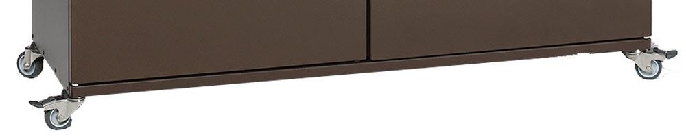 Rollensatz bestehend aus fünf Lenkrollen