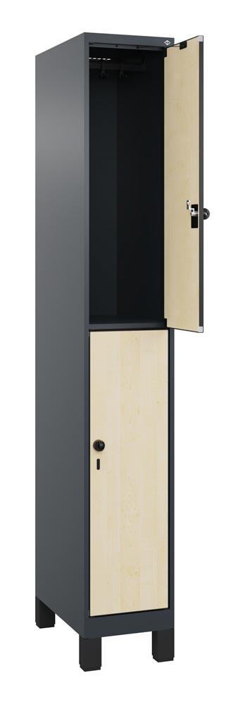 Fächerschrank, doppelstöckig