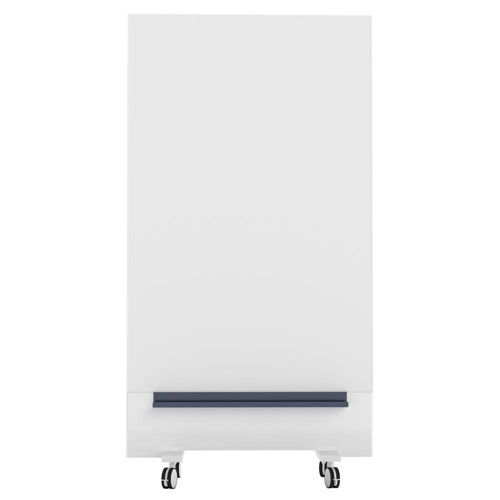 Whiteboard, Magnettafel, Stellwand, mobil, emailliert, beschreibbar, BxH 1000x1910 mm, weiß