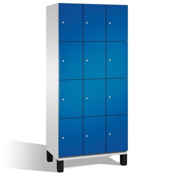 Fächerschrank, Breite 120 cm, Höhe 198 cm, Tiefe 52,5 cm, 12 Fächer