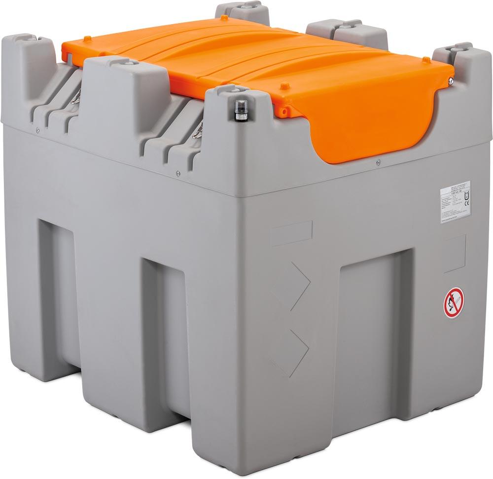 Outdoor Stationäre Tankanlage, Diesel, mit Klappdeckel, 8 m Zapfschlauch DN 19, Zähler K33, Filter mit Wasserabscheider