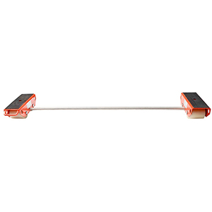 Fahrwerk verstellbar, Traglast 4000 kg, 2x2 Rollen, Kassetten 270x115 mm, Verbindungsstange 1400 mm