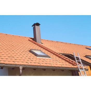 Dachleiter - Aluleiter - 7 Sprossen - Länge 1.950 - Hymer - Alu-natur