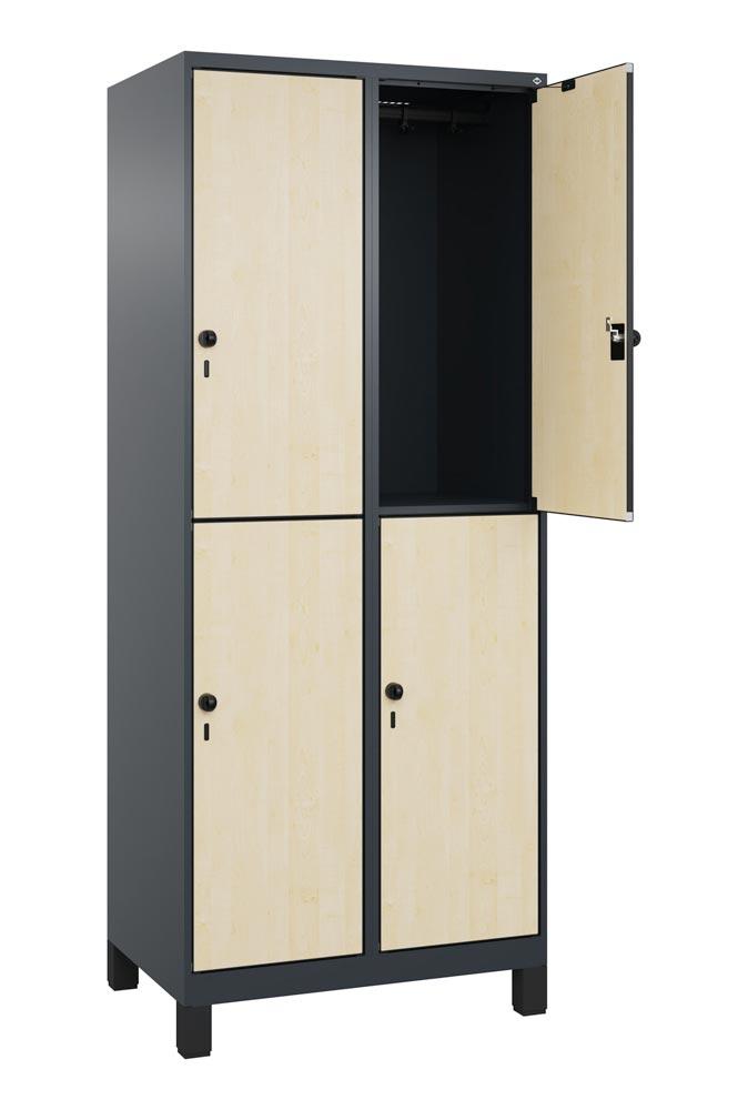 Fächerschrank, doppelstöckig