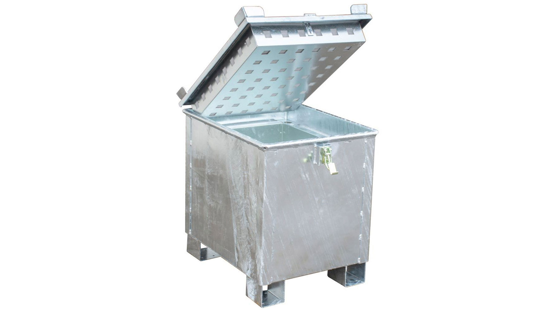 Lithium-Ionen-Lagerbehälter, 90 Liter, verzinkt, BxTxH 800x600x750 mm