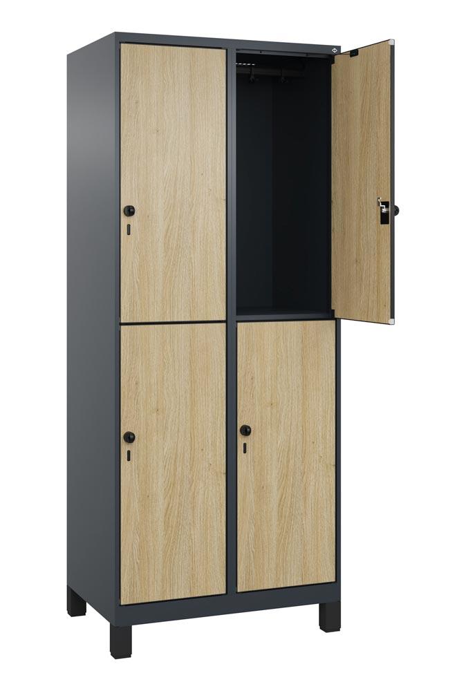 Fächerschrank, doppelstöckig