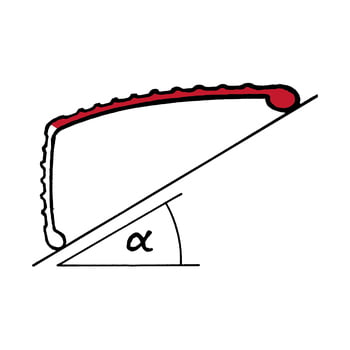 Dachleiter - Aluleiter - 7 Sprossen - Länge 1.950 - Hymer - Alu-natur