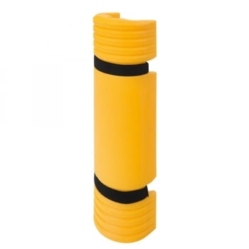 Regal-Anfahrschutz für Regalstützen von 86 - 120 mm, aus hochwertigem Polyethylen (MDPE), für Palettenregal, Kragarmregale, Lagerregale