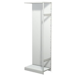 Aktenregal, Büroregal - Steckregal mit Rückwand