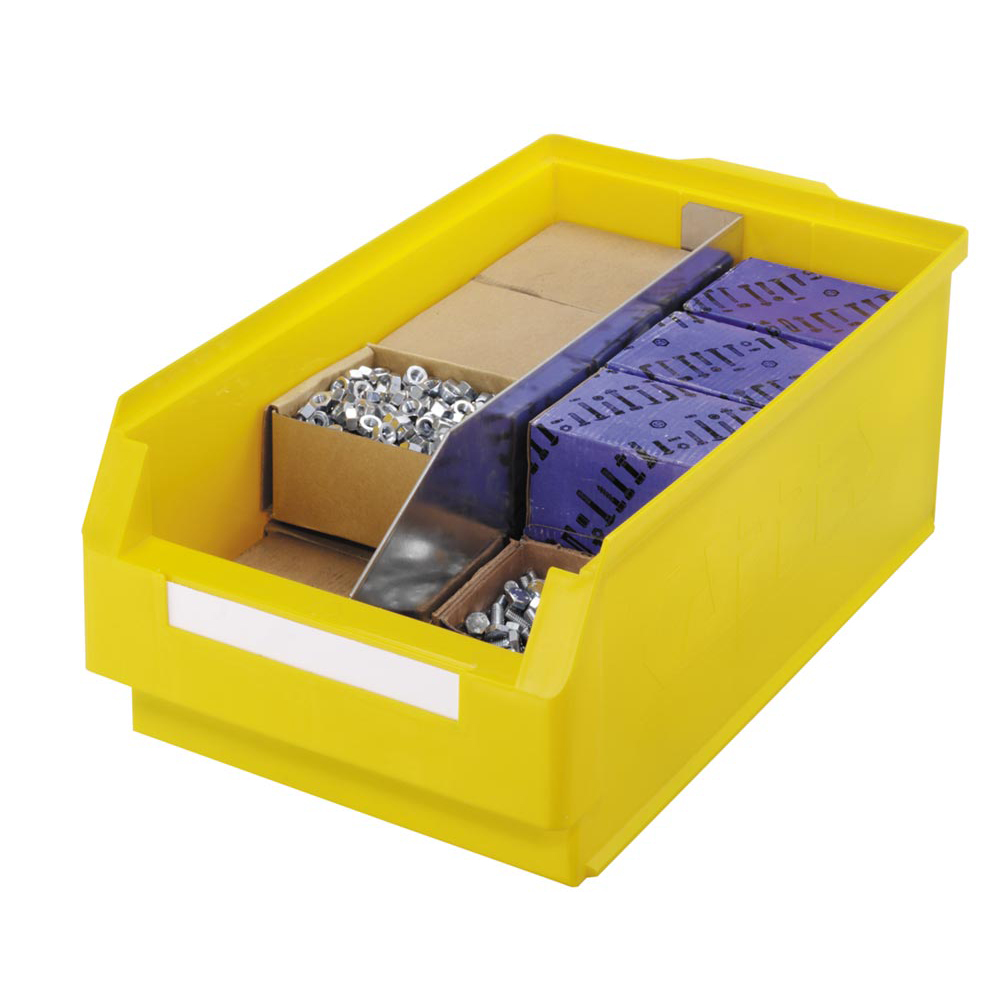 Längsteiler aus Stahlblech,zu Sichtlagerkästen BxH 200x200 mm