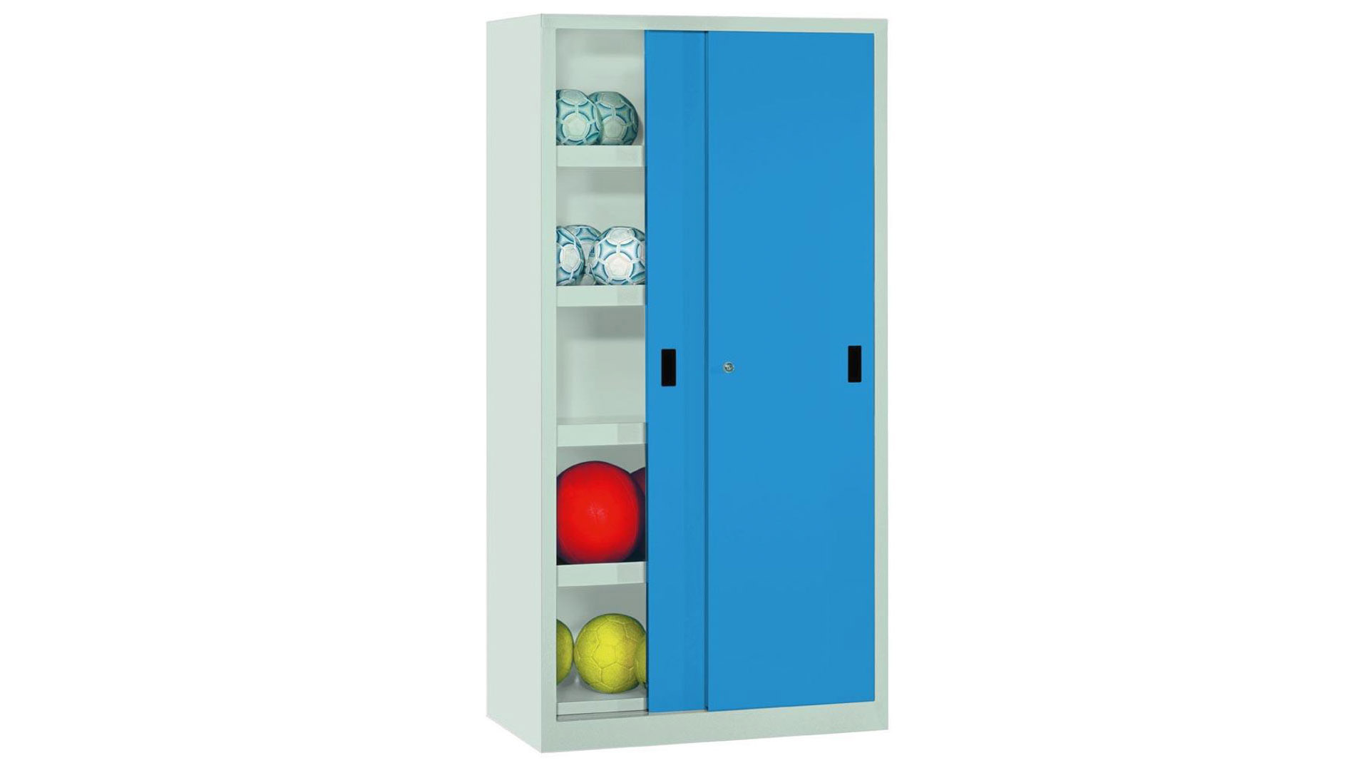 Schiebetürenschrank, Ballschrank