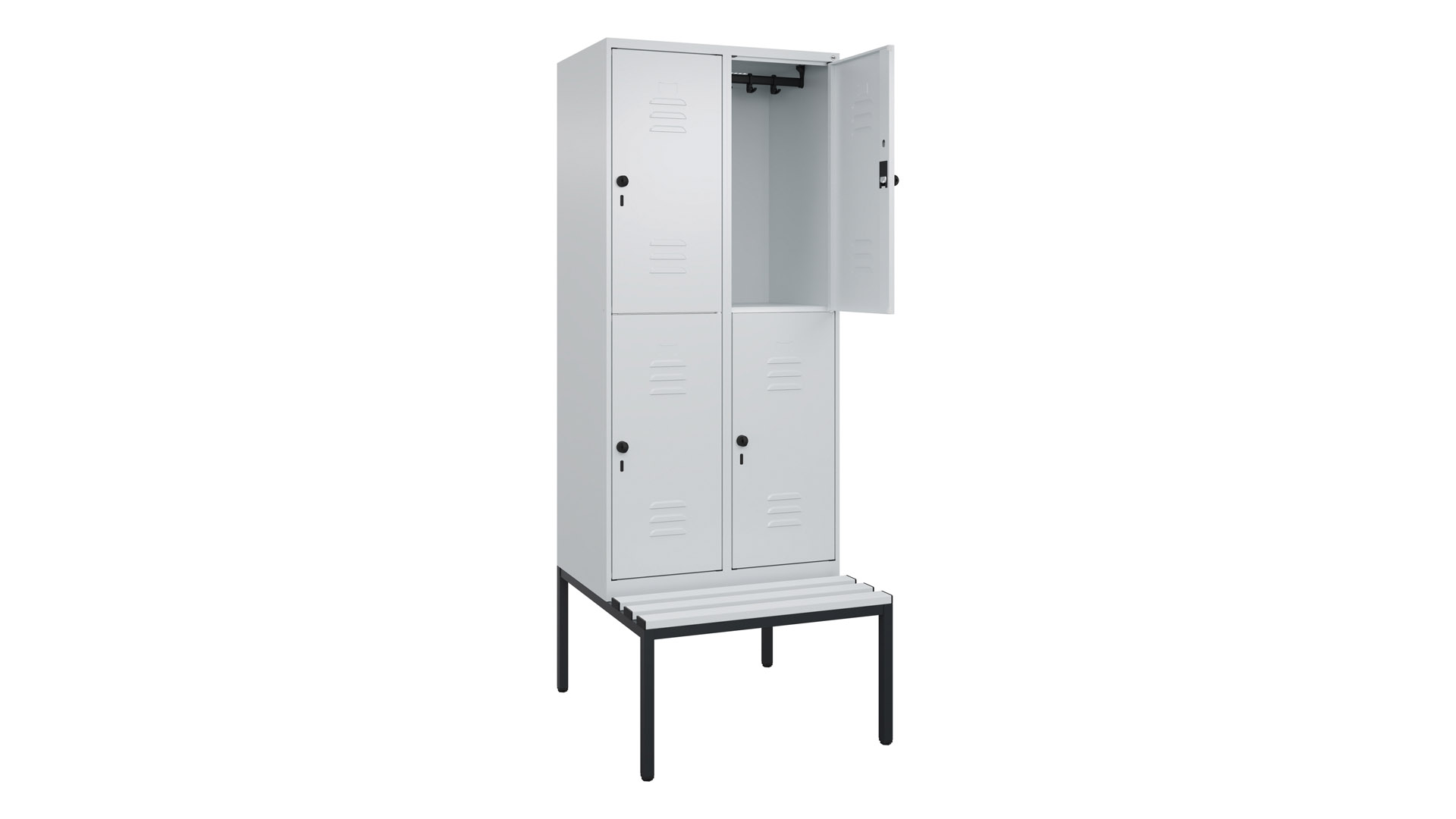 Fächerschrank, Breite 80 cm, Höhe 212 cm, Tiefe 50 cm,  Fächer