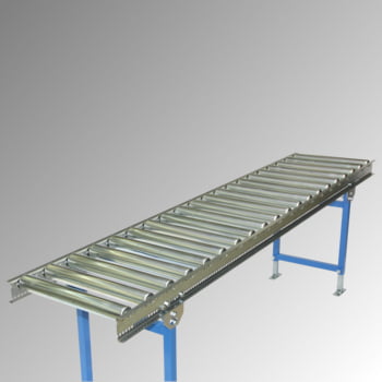 Leicht-Rollenbahn - 300 x 3.000 mm (BxL) - Achsabstand 100 mm - Stahlrollen