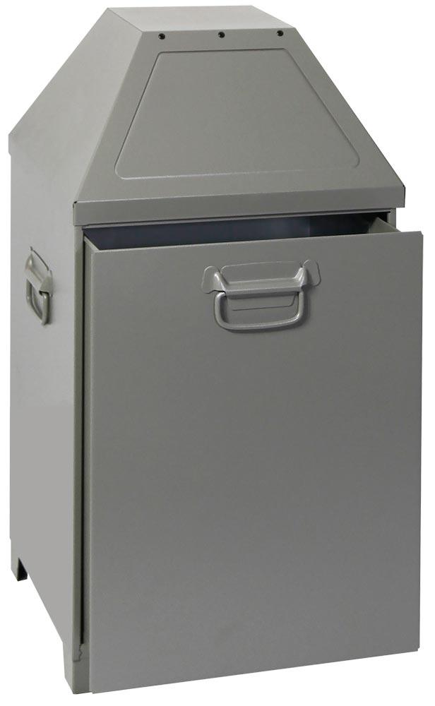 Abfallbehälter, BxTxH 450x450x870 mm