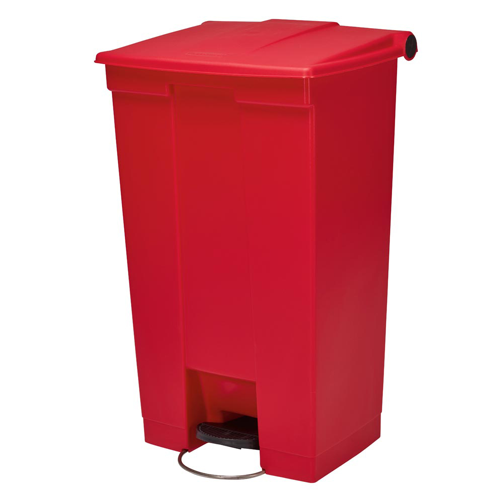Abfallsammler aus Polyethylen robust und rostfrei Volumen 45 Liter Farbe rot