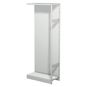 Aktenregal, Büroregal - Steckregal mit Rückwand