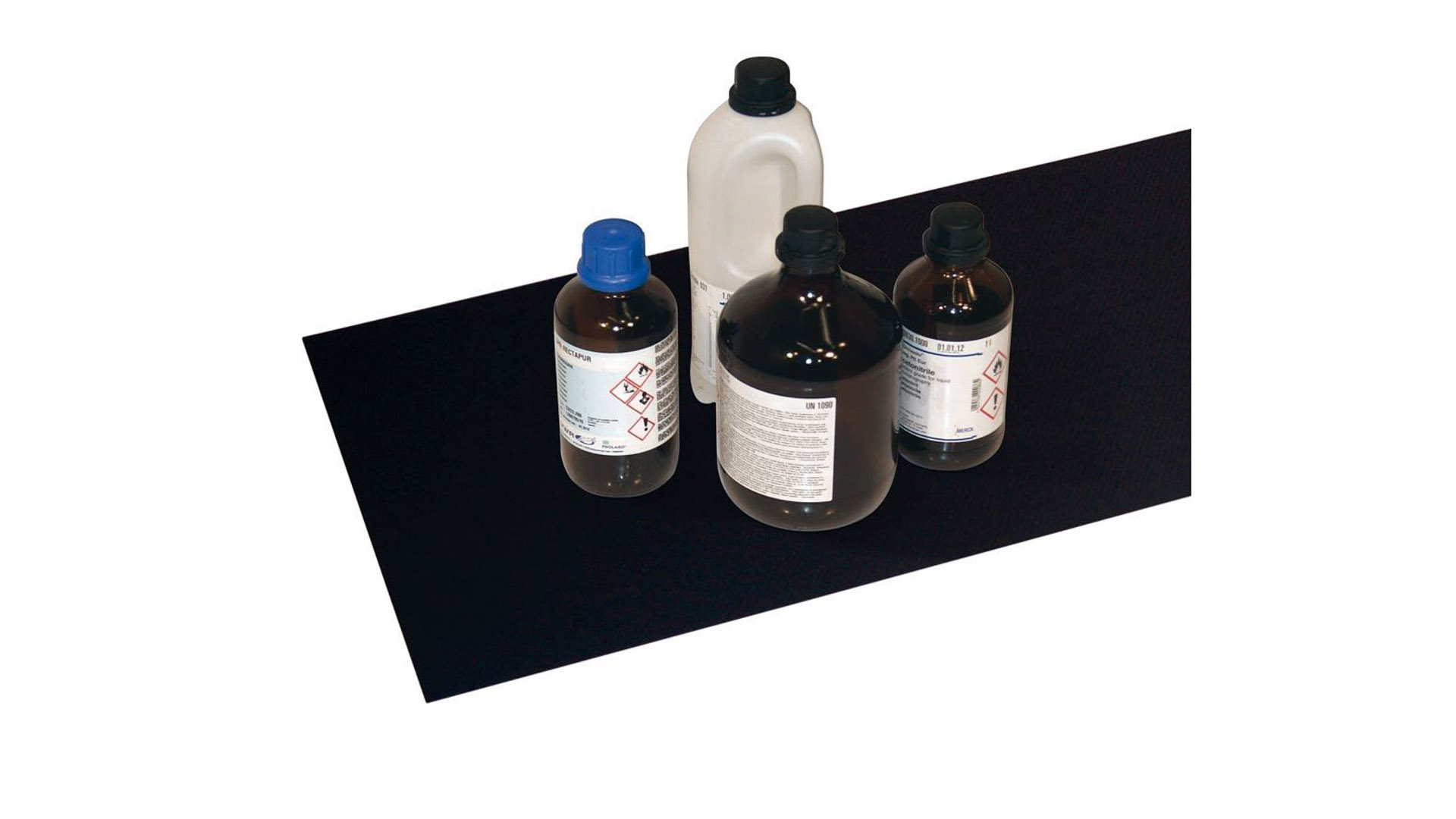 Antirutschmatte für Fachboden, BxTxH 314x717x1 mm, schwarz