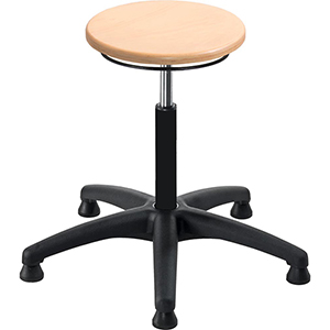 Drehhocker, Arbeitshocker mit Gasfederhöhenverstellung