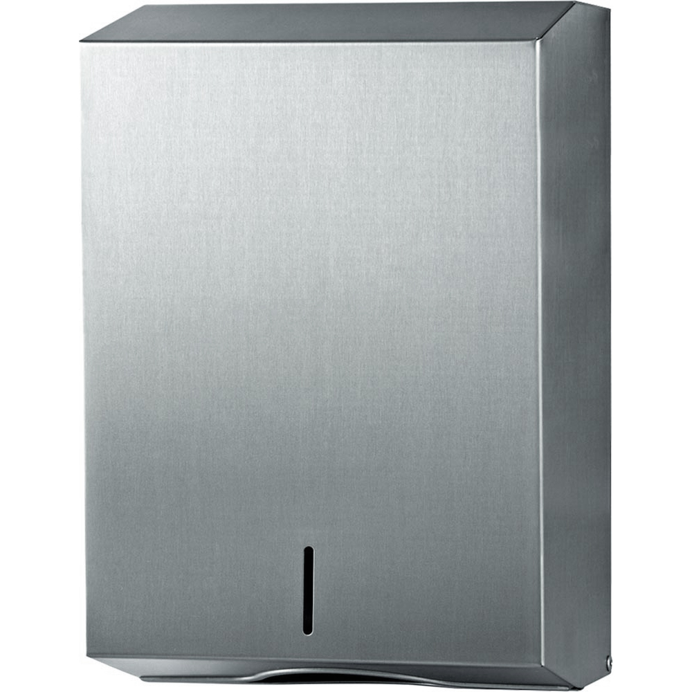 Handtuchspender L Edelstahl gebürstetBxTxH 253x120x370 mm