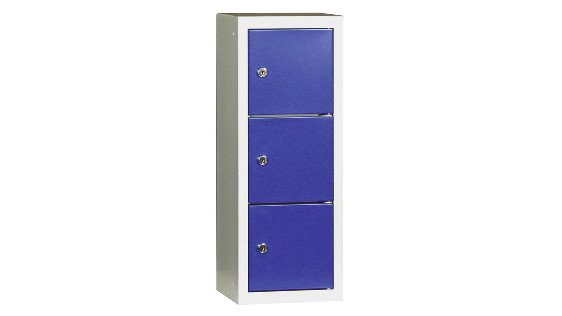 Schließfachschrank, Breite 22,5 cm, Höhe 59,8 cm, Tiefe 20 cm, 3 Fächer