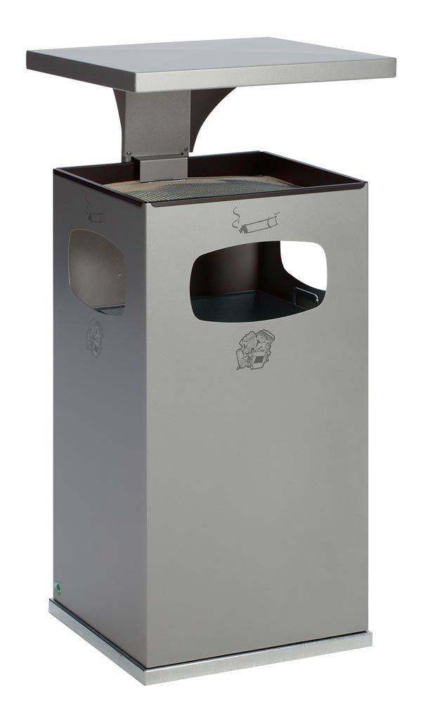 Kombi - Ascher mit Schutzdach für den Außenbereich