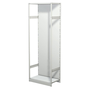 Aktenregal, Büroregal - Steckregal mit Rückwand