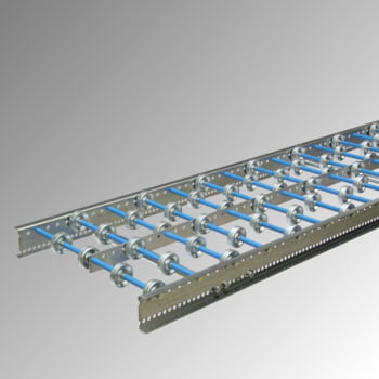 Leichtröllchenbahn - 500 x 2.000 mm - Stahlröllchen - Achsabstand 100 mm