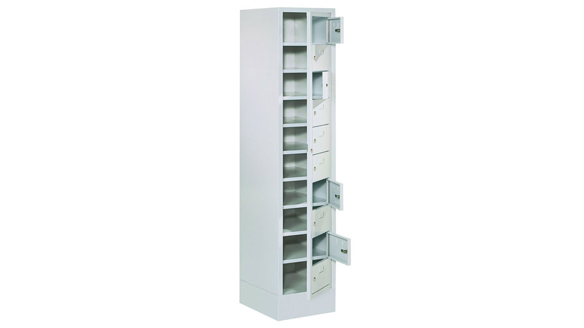 Wäscheschrank - Wäscheverteilschrank, Breite 40 cm, Höhe 185 cm, Tiefe 50 cm, 10 Fächer