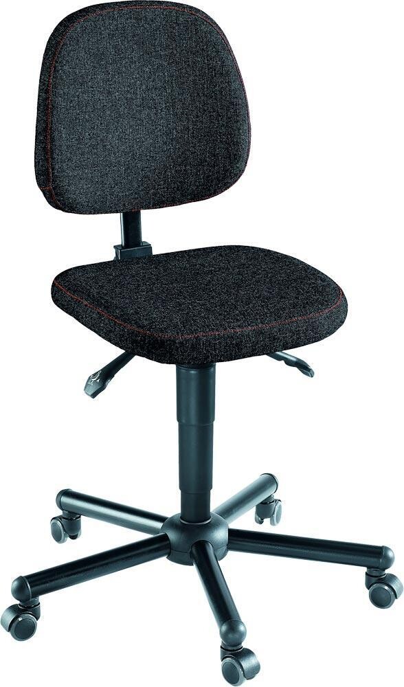 Schwerlaststuhl Rollen - BxT 450x440 mm - 250 kg - schwarz