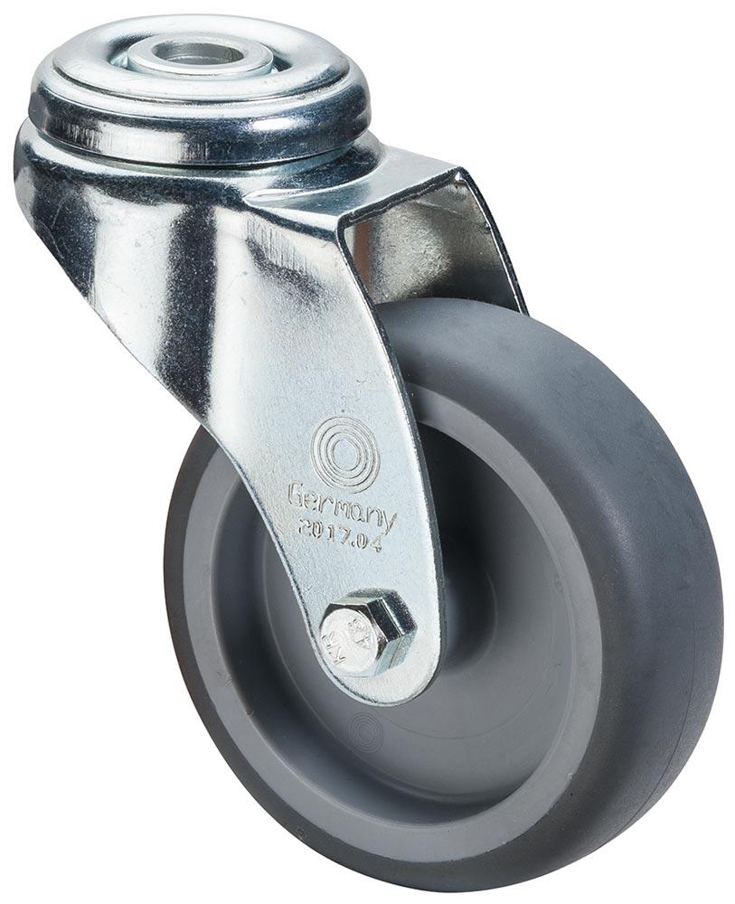 Apparate-Lenkrolle, Rückenloch