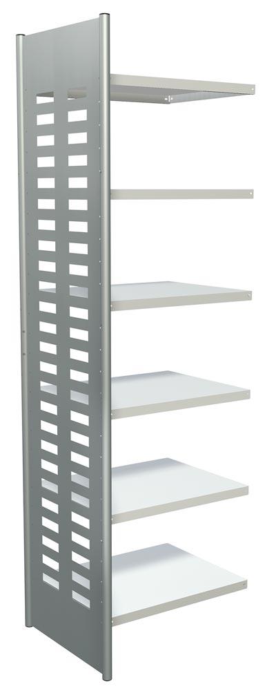 Büroregal, BxTxH 750x600x2600 mm