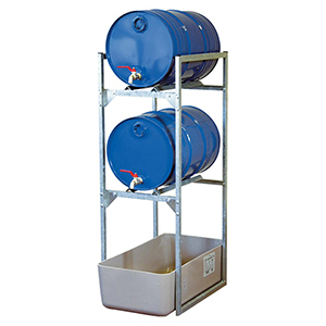 Fassregal für 2 Stück 60-l-Fässer