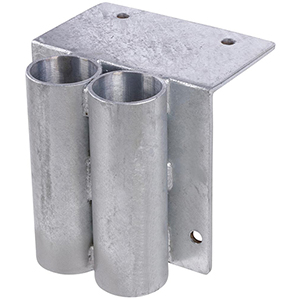 Montagehülse mit zwei Aufnahmen, verzinkt