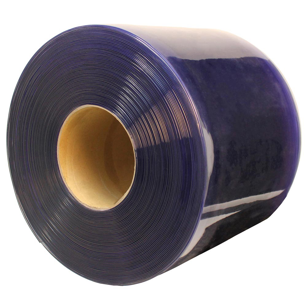 Kunststoffstreifen, klar, Breite 300 mm, Stärke 2 mm, Rolle 50 m