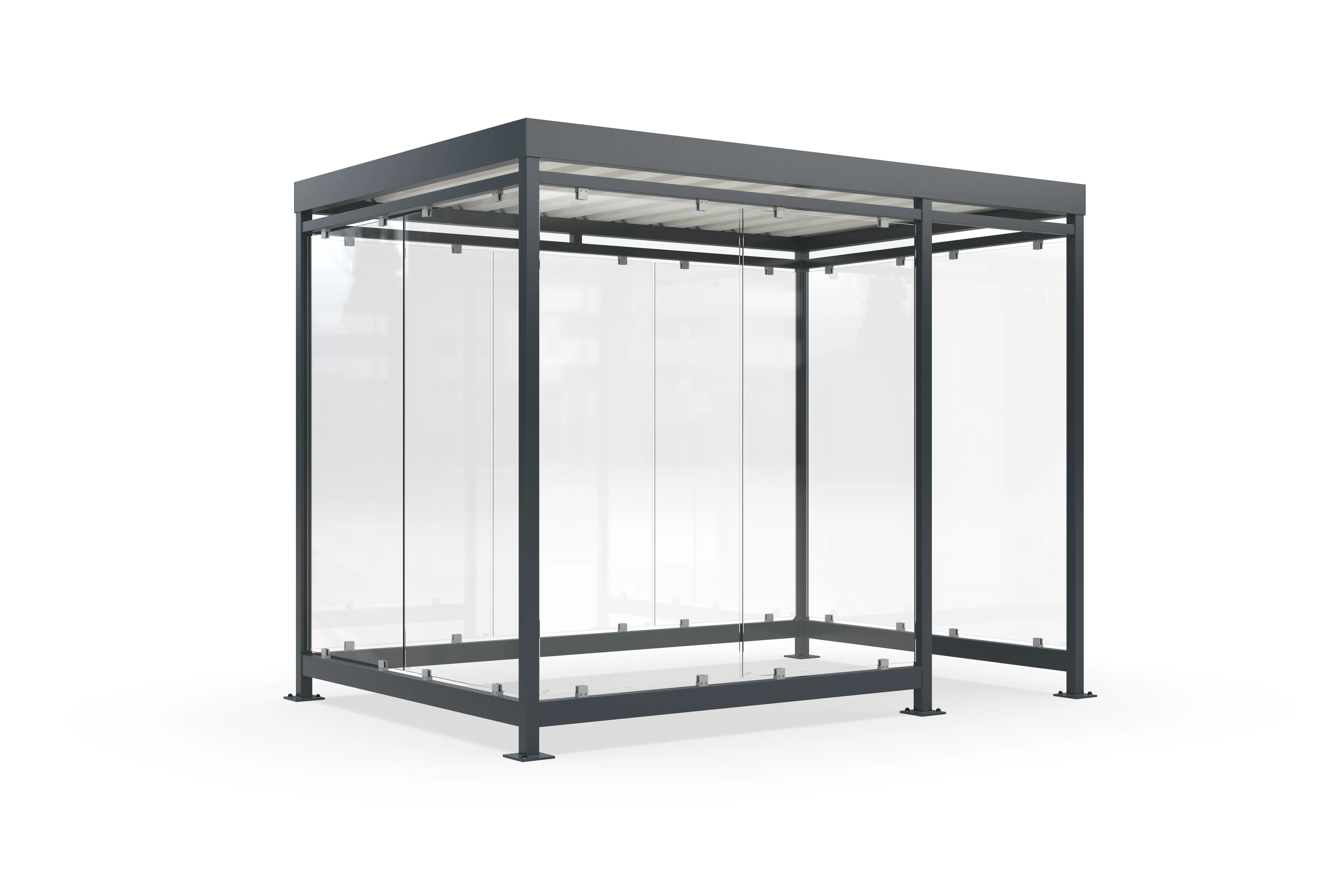 Raucherunterstand, Fahrgastunterstand