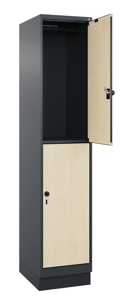 Fächerschrank, doppelstöckig