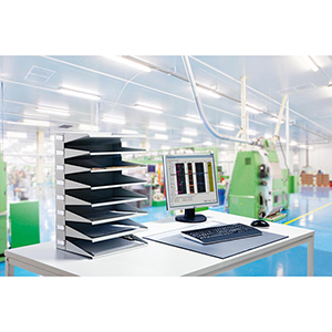 Metall-Sortierablage, BxTxH 360x250x540 mm, 8 Fächer DIN A4, grau