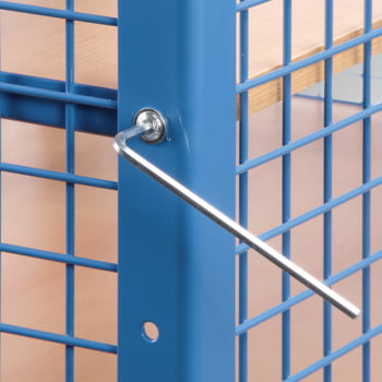 Fetra - Etagen-Kastenwagen - Tragkraft 750 kg - 680 x 1.000 mm (BxT) - Drahtgitter